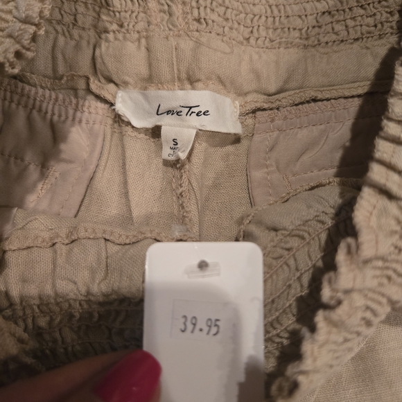 NWT Linen Wide Leg Pants - Picture 3 of 6